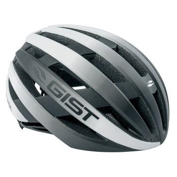 CASQUE VELO ADULTE GIST ROUTE REVOL BLANC/NOIR FEMME ET JUNIOR FULL IN-MOLD TAILLE 52-55 REGLAGE MOLETTE 8013271313221