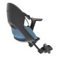 PORTE BEBE/SIEGE ENFANT AVANT PRODIGEE ICON A FIXER SUR CADRE NOIR COUSSIN BLEU AVEC SERRURE (JUSQU'A 15 Kg MAX) (HOMOLOGUE CE EN 14344) 8020092012516