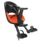 PORTE BEBE/SIEGE ENFANT AVANT PRODIGEE ICON A FIXER SUR CADRE NOIR COUSSIN ORANGE AVEC SERRURE (JUSQU'A 15 Kg MAX) (HOMOLOGUE CE EN 14344) 8020092012547