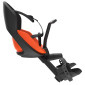 PORTE BEBE/SIEGE ENFANT AVANT PRODIGEE ICON A FIXER SUR CADRE NOIR COUSSIN ORANGE AVEC SERRURE (JUSQU'A 15 Kg MAX) (HOMOLOGUE CE EN 14344) 8020092012547