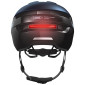 CASQUE VELO ADULTE ABUS URBAIN PURL-Y ACE BLEU NUIT ECLAIRAGE INTEGRE TAILLE L (57-61cm) REGLAGE MOLETTE (COMPATIBLE S-PEDELEC) 4003318979194