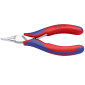 PINCE A BEC PLAT PRO KNIPEX 115mm CHROME AVEC POIGNEE ERGONOMIQUE (IDEAL POUR LES TRAVAUX DE PRECISION) (35 12 115) -MADE IN GERMANY- 4003773035107