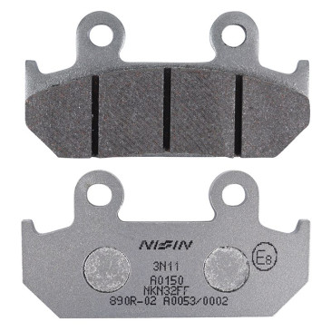 PLAQUETTE DE FREIN NISSIN POUR HONDA 600 VT C SHADOW 1988>1991 AV, 125 CB TT 1990> AV, 650 XRV AFRICA TWIN 1988>1990 AV (2P-216NS) (SEMI METAL) 4044079100601