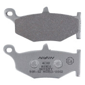 PLAQUETTE DE FREIN NISSIN POUR SUZUKI 600 GSX-R 2006>2010 AR, 1300 GSX-R HAYABUSA 2008> AR, 400 GSR 2006> AR, 1050 DL V-STROM 2020> AR (2P-319NS) (SEMI METAL) 4044079100939