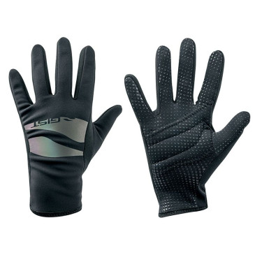 GANTS VELO HIVER LONG ENFANT JUNIOR GIST NOIR 7/9 ANS XS (PAIRE SUR CARTE) SANS VELCRO -8156 8013271332253