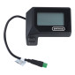 COMPTEUR / DISPLAY AVEC UNITE DE COMMANDE VAE BAFANG DP C220 CANBUS POUR MOTEUR CENTRALE M410 NOIR AVEC BLUETOOTH (SUPPORT 22,2 mm LONGUEUR CABLE 230 mm) 3700948291931