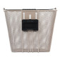 PANIER AVANT ACIER NID ABEILLE BASIL BILBAO BEIGE (22x26x27 cm) -VENDU AVEC FIXATION POTENCE PLONGEUR 8715019102370