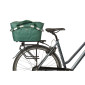 PANIER ARRIERE TOILE BASIL FLAIR 22L GRIS CLAIR AVEC ANSE FIXATION CLIP AUTOMATIQUE SUR PORTE BAGAGE SYSTEME MIK - Commander 157030 - (SI PAS FOURNI SUR LE VELO, Ajouter 155681) 8715019113468