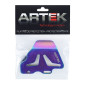 PLATINE DE PROTECTION MAITRE CYLINDRE FREIN ARRIERE 50 A BOITE ARTEK UNIVERSEL 40-50 mm ENTRAXE ALU CNC NEO-CHROME 3700948292433