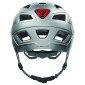 CASQUE VELO ADULTE ABUS URBAIN HYBAN 2.0 ARGENT ECLAIRAGE INTEGRE TAILLE M (52-58cm) REGLAGE MOLETTE 4003318869143