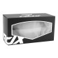 MASQUE/LUNETTES CROSS ADX MX NOIR/BLANC ECRAN TRANSPARENT ANTI-RAYURES (HOMOLOGUE EN1938) (+ LIVRE AVEC ECRAN MIROIR) 3700948287767