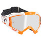 MASQUE/LUNETTES CROSS ADX MX ORANGE/BLANC ECRAN TRANSPARENT ANTI-RAYURES (HOMOLOGUE EN1938) (+ LIVRE AVEC ECRAN MIROIR) 3700948287750