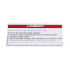 AUTOCOLLANT/STICKER/DECOR SAFETY ORIGINE PIAGGIO -576704-