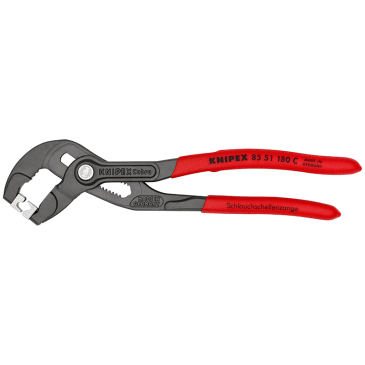 PINCE MULTI PRO KNIPEX POUR CONNECTEURS, TUBE, BAGUE, RACCORD VISSER 250mm GRIS ANTIROUILLE (BECS PVC) (85 51 180) -MADE IN GERMANY- 4003773081166