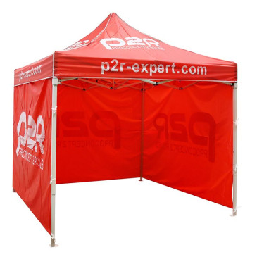 TENTE PADDOCK VOCA RACING 3x3M NOIR STRUCTURE ALU (AVEC SAC DE TRANSPORT ET CLOISONS) 3700948300190