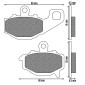 BRAKE PADS NEWFREN FOR KAWASAKI 400 ZRX 1994>2001 Front 600 ZX-6R NINJA 1994>2017 Rear 650 ER-6F/ER-6N 2006>2016 Rear 750 Z 2004>>2007, 1000 Z SX 2011>2018 Rear (FD0207TS) (TOURING SINTERED) 8025832414377