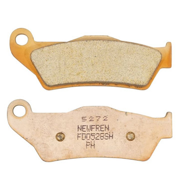 BRAKE PADS NEWFREN FOR HARLEY DAVIDSON 500 XG STREET 2014> Front/Rear, 750 XG STREET 2014> Front/Rear (L 94.3mm - H 36.8mm - thk 9mm) (FD0528SH) (CUSTOM SINTERED) 8025832416784