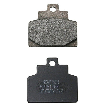 BRAKE PADS NEWFREN FOR PIAGGIO 300-500 MP3 LT BUSINESS 2014> Front (FD0510BE) (MAXISCOOT ORGANIC) 8025832416593