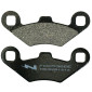 BRAKE PADS NEWFREN FOR PEUGEOT METROPOLIS 2015> Front/Rear (L 96.8mm - H 38.4mm - thk 7mm) (FD0536BE) (SCOOTER ELITE ORGANIC) 8025832416814