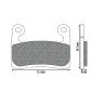 BRAKE PADS - NEWFREN - FRONT FOR BMW 1250 R GS 2019> , R GS ADVENTURE 2019> , R R 1250 2019> , 1000 S RR 2019> (FD0540SP) (SPORT SINTERED) 8025832416845