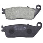 BRAKE PADS SET (2 pads) - NEWFREN FOR KAWASAKI 750 Z 2007>2011, 800 Z 2015>2016 Front /TRIUMPH 675 STREET TRIPLE 2008>2017AV/HONDA 125 FORZA 2015> Front (L 39mm - H 102mm - P 8.3mm) (FD0132BE1) (ELITE ORGANIC) 8025832413677