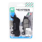 PLAQUETTE DE FREIN NEWFREN POUR HONDA 125, 150 PCX 2018>2020, 125 SH MODE 2021>2022, 110 ZOOMER 2019>2020 AV (FD0577BE) (ELITE ORGANIQUE) 8025832420231