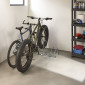 GARAGE 3 VELOS LARGEUR REGLABLE AVEC 2 NIVEAUX POUR PNEUS LARGES ET FATBIKE 3234640058177