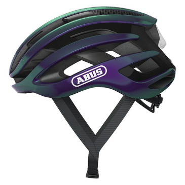 CASQUE VELO ADULTE ABUS ROUTE AIRBREAKER FLIP FLOP VIOLET BLANC PERLE TAILLE M (52-58cm) REGLAGE MOLETTE 4003318875137