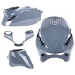 CARROSSERIE/CARENAGE SCOOT ADAPTABLE PIAGGIO 50 ZIP 2000> GRIS NARDO (KIT 4 PIECES) -P2R- 3700948298893