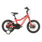 VELO MUSCULAIRE ENFANT 14 POUCES LEADER FOX FOX 2025 ROUGE MONOVITESSE CADRE ALU (TAILLE ENFANT JUSQU'A 105cm) 8592826101778