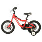 VELO MUSCULAIRE ENFANT 14 POUCES LEADER FOX FOX 2025 ROUGE MONOVITESSE CADRE ALU (TAILLE ENFANT JUSQU'A 105cm) 8592826101778