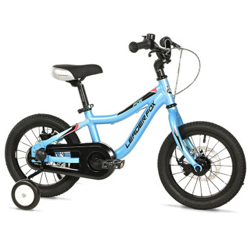 VELO MUSCULAIRE ENFANT 14 POUCES LEADER FOX FOX 2025 BLANC MONOVITESSE CADRE ALU (TAILLE ENFANT JUSQU'A 105cm) 8592826100757