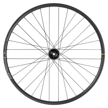 ROUE CITY 700 MAVIC SPEEDCITY AVANT DISC CENTERLOCK AXE 12x100 NOIR TUBELESS READY 3701380907886