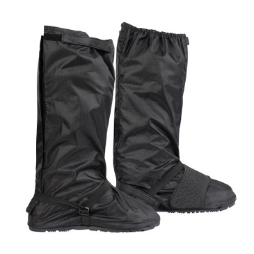 SUR BOTTES/CHAUSSURES TUCANO PRO SHOECOVER HYDROSCUD ETANCHE AVEC OUVERTURE ARRIERE ET REGLAGE PAR VELCRO NOIR POUR CHAUSSURES 45-47 (L) 8026492187915