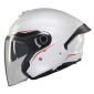 CASQUE JET MT VIALE SV S COSMO A0 DOUBLE ECRANS BLANC BRILLANT M (ECE 22.06) 8434639215603