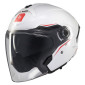 CASQUE JET MT VIALE SV S COSMO A0 DOUBLE ECRANS BLANC BRILLANT XL (ECE 22.06) 8434639215627