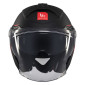 CASQUE JET MT SV S COSMO A1 DOUBLE ECRANS NOIR MAT XS (ECE 22.06) 8434639215504