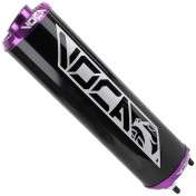 SILENCIEUX 50 A BOITE VOCA BESTIA RD30400 NOIR EMBOUT ANODISE VIOLET POUR ROOKIE, CHROMED, SCR, MK, BARIKIT 3700948306741