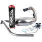 POT 50 A BOITE VOCA CROSS BESTIA POUR FANTIC 50 ENDURO XE, MOTARD XM 2021> EURO 5 (PASSAGE HAUT - SILENCIEUX ALU NOIR EMBOUT ANODISE ROUGE) 3700948306789