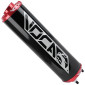 SILENCIEUX 50 A BOITE VOCA BESTIA RD30400 NOIR EMBOUT ANODISE ROUGE POUR ROOKIE, CHROMED, SCR, MK, BARIKIT 3700948306727