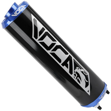 SILENCIEUX 50 A BOITE VOCA BESTIA RD30400 NOIR EMBOUT ANODISE BLEU POUR ROOKIE, CHROMED, SCR, MK, BARIKIT 3700948306710