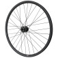 ROUE GRAVEL / ROUTE DISQUE 700 x 23C VELOX DOUBLE PAROI AVANT MOYEU SHIMANO RS470 GRX CENTER LOCK TUBELESS READY AXE TRAVERSANT 12/100 NOIR JANTE 23C 32 RAYONS -MAX LOAD 150kgs- 3700948307670