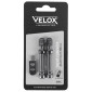 VALVE DE PNEU TUBELESS SCHRADER VELOX ALU NOIR 60mm OBUS DEMONTABLE (VENDU A LA PAIRE SUR CARTE) 3660429506414