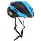 CASQUE VELO ADULTE GES ROUTE/GRAVEL ICON-12 NOIR/BLEU IN-MOLD TAILLE 54-58 FIT-SYSTEM (VENDU EN BOITE) 8435274962037