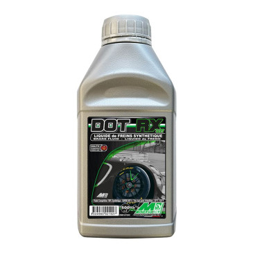 LIQUIDE DE FREIN ET EMBRAYAGE MINERVA DOT RX 327 RACING 100% SYNTHETIQUE (COUVRE LES GRADES DOT 5.1 ET DOT.4) (500 ml) 3324960021927