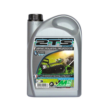 OIL FOR 2 STROKE ENGINE MINERVA-FOR GARDEN MACHINES- 2STROKES SYNTHETIC (2L) (100% FRANCE) 3324960001073