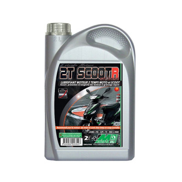 HUILE MOTEUR 2 TEMPS MINERVA SCOOT R SYNTHESE ( 2L) (100% MADE IN FRANCE) 3324960003527