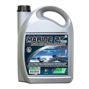 HUILE MOTEUR 2 TEMPS MINERVA MARINE TCW3 (5L) (100% FRANCE) 3324960001349