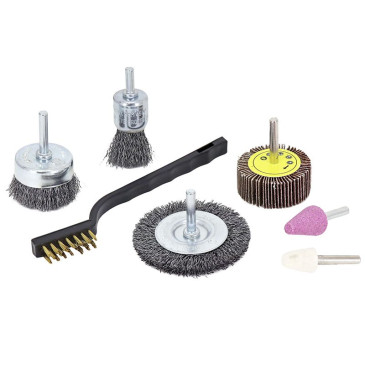 BRUSHIND AND SANDING KIT - TIVOLY (BLISTER 7 PARTS) 3128825802009