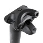 TIGE DE SELLE ROUTE/VTT ERGOTEC HOOK ALUMINIUM NOIR DIAM 29.6 MM L 400 MM RECUL 25 mm (HOMOLOGUE NIVEAU 4) 4016538030620